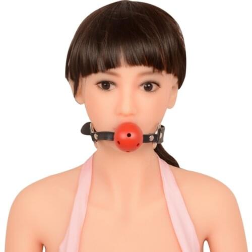 Fetish Open Mouth Gag Mouth Ball Plug Adult Restraint Fantasy Slave Sex Bandage, Adult Game, BDSM Flirting Shackles Sex Toy