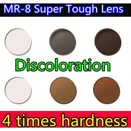 4 times hardness MR-8 super tough anti-blue light aspherical 1.56/1.61/1.67 optical myopia prescription lenses