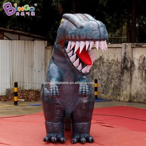 GOOD HANDWORK 2.5m tall inflatable dinosaur walking costume / funny dinosaur cartoon characters blow up inflatable dinosaur toy