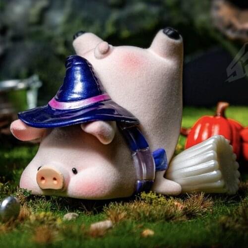 Blind Box Toys Canned The Wizard LULU Pig Caja Ciega Blind Bag Toys for Girls Anime Figures Cute Model Birthday Gift Home Decore