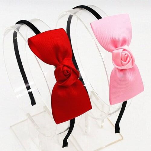 Cute Bowkont Hairbands Hair Hoop Headband Girls rose Hairbands Kids Beautiful rose Headband Girls Hair Head Hair Accessories