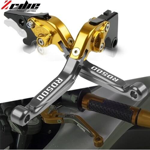 Motorcycle Accessories CNC Aluminum Adjustable Folding Extendable Brake Clutch Levers For YAMAHA RD500 RD 500 1984 1987 1986