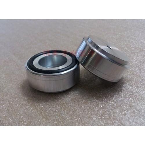 NEW 4 PCS 39*17mm Silver / Black / Gold Full Aluminum Amplifier Pads Speakers feet Diameter 39mm Height 17mm Style C