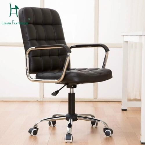 Louis Fashion Computer Office Chair Stool Swivel Lift Seat Students Modern Minimalist Home