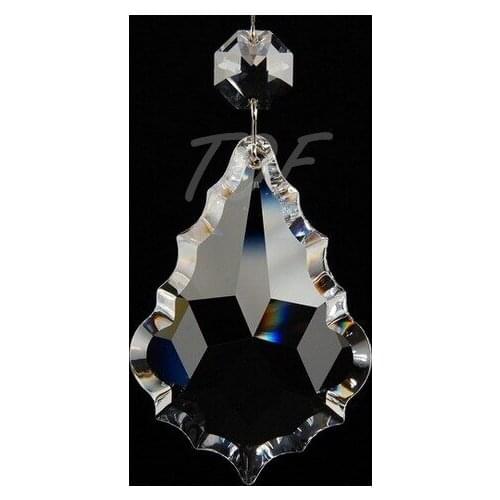 Wholesale(168pcs/lot ) AAA 50mm Clear Chandelier Crystal French Cut Pendant Lamp Parts Free Shipping