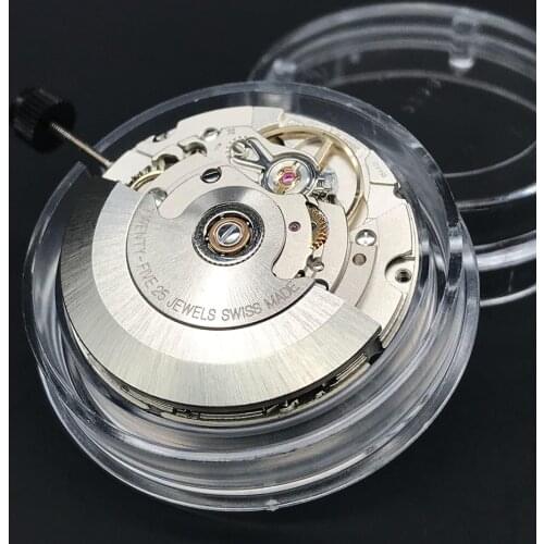 Swiss Genuine ETA 2836-2 Watch Movement 25 Jewels Automatic Day/Date 3H Standard Mechanical Self-winding Eta Mecaline Collection