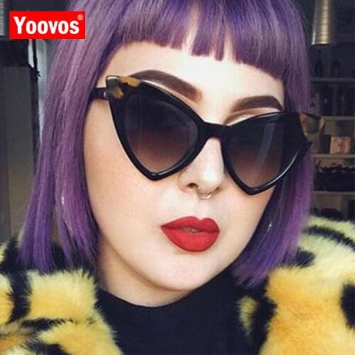 Yoovos Cateye Sunglasses Women Big Frame Sun Glasses Retro Women Eyewear Brand Designer Sunglasses For Women Luxury Gafas De Sol