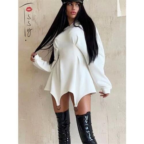 TOSSY Womens Hoodies Dresses