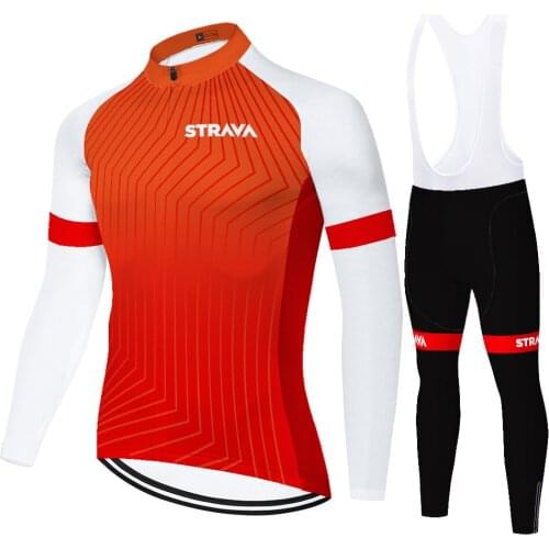 Strava Summer Spring Masculina Camiseta Masculino 자전거 Equipacion Jersey Long Sleeve Cycling Equipment Ropa Ciclismo Hombre