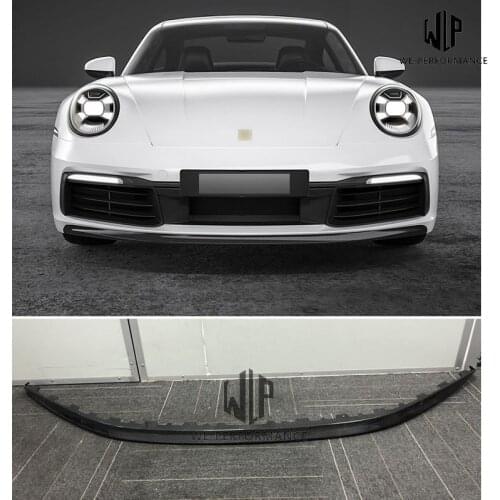 High Quality Carbon Fiber Front Splitter Lip Car Styling For Porsche 992.1 PT Style Low Configuration Upgrade High
