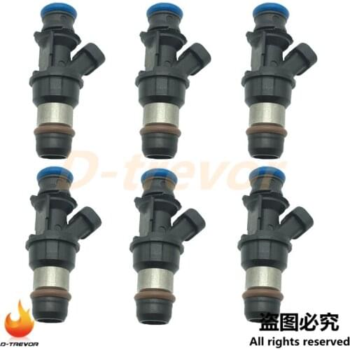 6Pcs OEM 25317628 Fuel Injector nozzle For 2001-2007 GMC Cadillac Chevrolet 4.8L 5.3L 6.0L 25320287 17113698 25323974