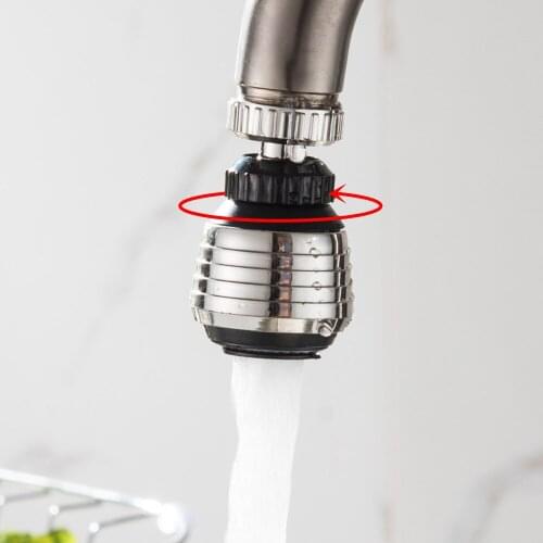 2 Modes 360 Degree Rotate Swivel Faucet Nozzle Filter Adapter Water Saving Tap Aerator Diffuser Bathroom Shower Kitchen Tools