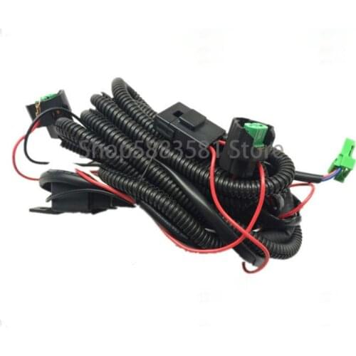Car rearview mirror line reversing mirror line speed hon dac ivic front fog lamp wiring harness wire group switch