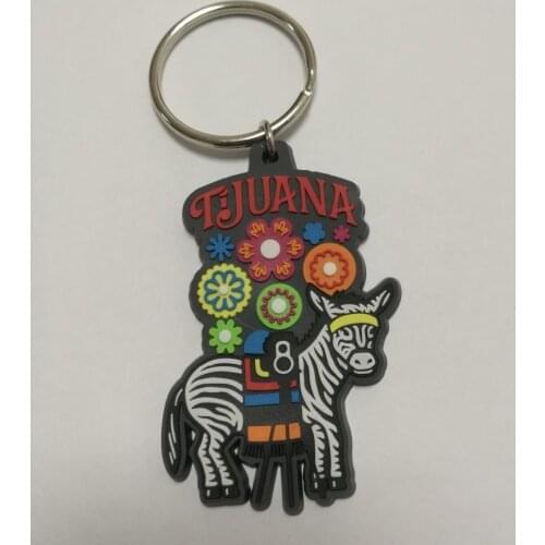 PVC Key Tag Custom Letter Keyring Business Gift 100pcs/Lot