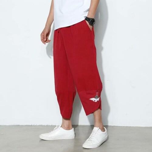 Hot Casual Harem Pants Men Jogger Pants Men Fitness Trousers Streetwear Traditional Fashion Harajuku Summer Male clothiong Pants