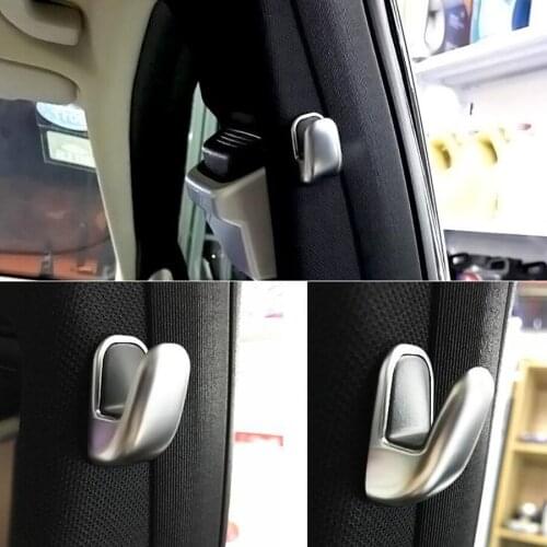 Auto Car Interior B Pillar Hook Decoration Cover Cap Trim Styling Sticker For Mercedes E Class CLS 10-16 S Class 14-16
