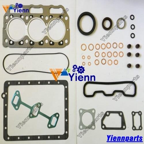 For Yanmar 3T72HL 3T72HA 3T72HA-NP 3T72HA-A Full Gasket Kit With Head Gasket For Tractor Diesel Engine Parts