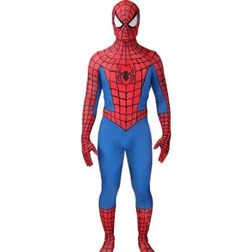 Peter Parker Cosplay Costume Zentai Halloween Costume SuperHero Bodysuit Jumpsuit Zenzai Suit For Male/Female/Kids