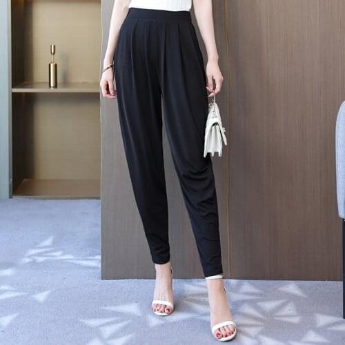 MANDADI Women's Trousers Harem Pants