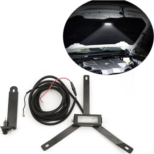 Car Hood Cover Lamp Lighting For Toyota Land Cruiser 200 FJ200 2008 2012 2013 2015 2016 2018 2019 2020 Accessories