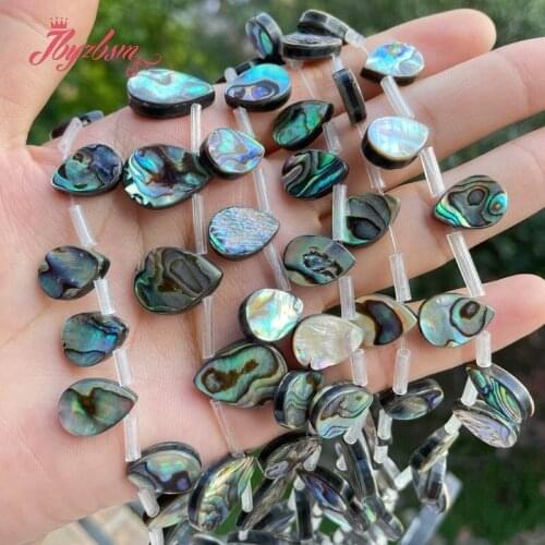 Nautral Drop Multicolor Abalone Shell 10x14.13x18mm Loose Beads Stone Beads For DIY Necklace Bracelets Jewelry Making Strand 15"