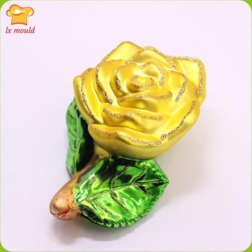 2019 hot New Silicone DIY Rose Soap Mold Fondant Craft Cake Candy Chocolate Decoration Tools