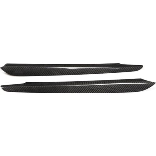 2Pcs Real Carbon Fiber Car Center Decoration Trim for Bmw X5 F15 X6 F16 2014-2018 Accessories