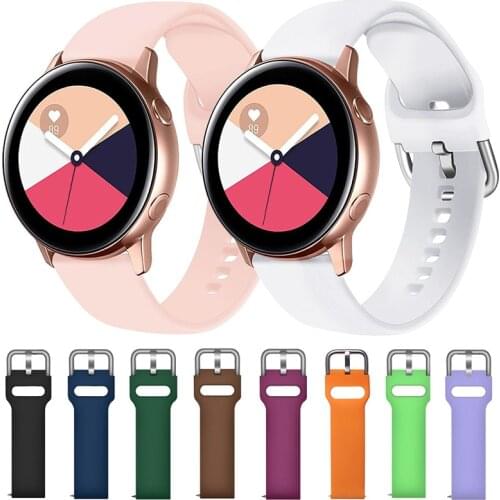 Strap for Samsung Galaxy Watch Active 2 44mm 40mm ремешок 20mm 22mm Watch Band for Galaxy 46mm amazfit Gear sport wrist bracelet