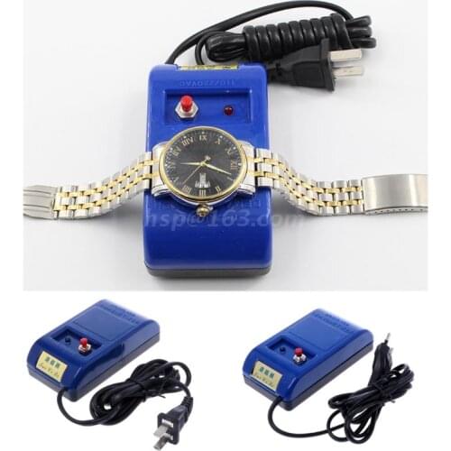 Watch Repair Screwdriver Tweezers Electrical Demagnetizer Demagnetize Tool For Effectively Demagnetizing Watch Movement Parts