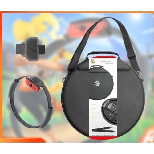 Nintend Switch Storage Bag for Switch Ring-con Game Console Multifunctional Storage Box Compressive Hard Bag for Switch Ring-con