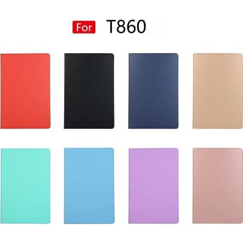 Ultra-Slim Smart Folio Shell Cover Magnetic Absorption Case For Samsung Galaxy Tab S6 10.5 SM-T860 SM-T865 + film