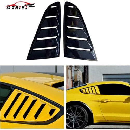 Applicable to Ford Mustang 2015-2017 modified side air intake panel windows, side air vents and rear false air vent blinds