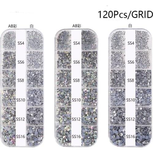 1Box Glass Crystal AB/Clear Hotfix Rhinestone Flat Back Iron On Strass Crystal Stones For Fabric Garment Wedding Dress