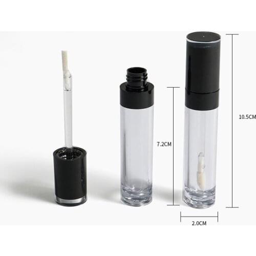 10/30/50pcs Plastic 5ml Empty Clear Lipgloss Bottle Mascara Tube Makeup Cosmetics Refillable Eyelashe Growth Oil Container