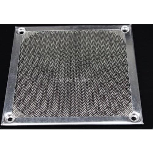 100 Pieces lot 120mm PC Computer Fan Cooling Dustproof Dust Filter Case fr Aluminum Grill Guard