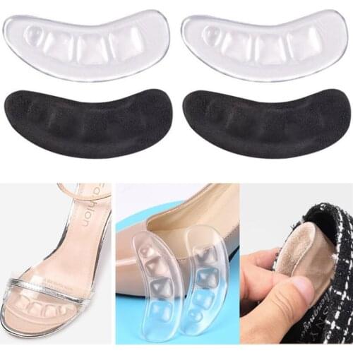 2Pcs Non-slip Insoles Sticker for High Heels Flip Flop Sandals Silicone Women Elegant Self-adhesive Foot Patch Gel Forefoot Pad