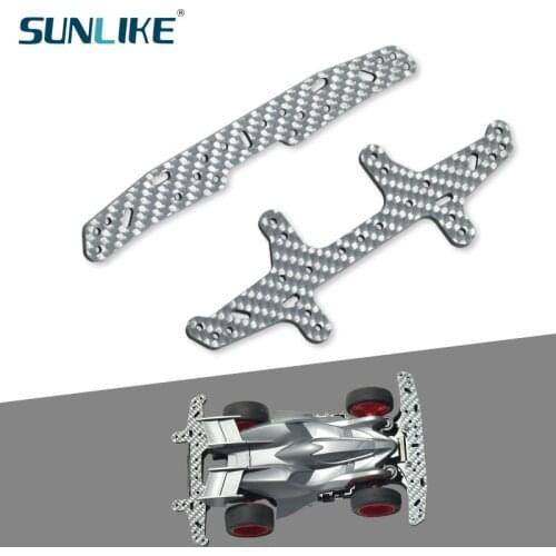 3.0mm Carbon Fiber Rear Multi Roller Setting Stay 95260 94954 J-CUP 2013 Rear Plate For DIY Tamiya Mini 4WD Racing Car Model