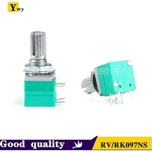 5PCS/LOT RV/RK097NS volume potentiometer 5PIN resistance value B5K10K20K50K100K adjustable potential