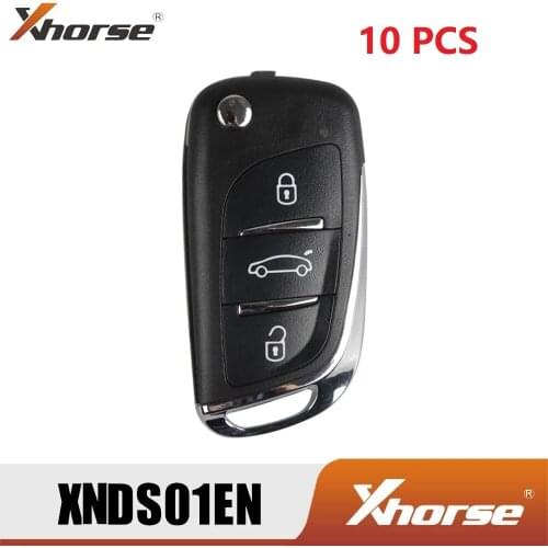 Free Shipping Xhorse XNDS01EN For DS Style Super Remote 3 Buttons with Built-in Super Chip English Version 10PCS/lot XNDS01EN