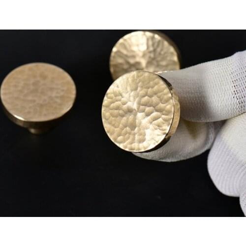 Modern Brass Small Knobs Cupnboard Knobs Cabinet Handles Simple Drawer Knobs Furniture Door Knobs Pull Handle