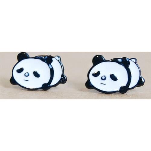 COSANER Panda Fashion Anime Cartoon Earring Stud Earrings Women Girls Kids Jewelry Birthday New Gift