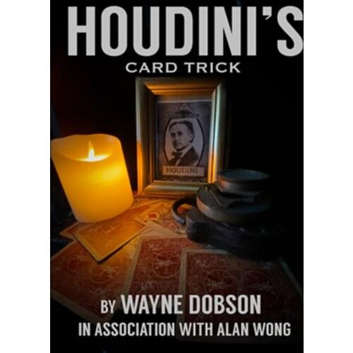 Houdinis Card Trick By Wayne Magic Tricks Gimmick Prop Magician Accessories Close Up Stage Illusion Mentalism Funny Card Magie
