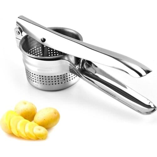 Creative Stainless Steel Potato Masher Ricer Press Mashed Crushing Potatoes Puree Fruit Vegetable Juicer Maker Kitchen Tools
