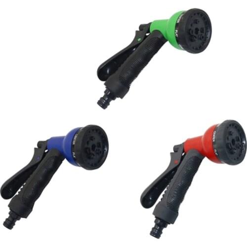 Multifunction 8 Pattern Garden Water Gun Home Garden Irrigation Watering Sprinklers Car Wash Vehicle Cleaning Accessories 1 Pcs
