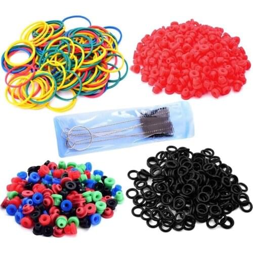 Professional Colorful Tattoo Rubber Bands + O-Rings + A-bar Grommet Nipple + Color Grommets Tattoo accessories new