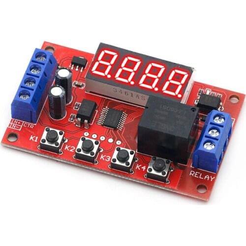 Adjustable Time Delay Relay Module DC 5V 12V 24V 10A LED Digital Timming Relay Timer Delay Trigger Switch Time Control Module