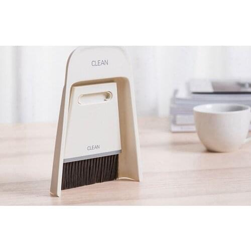 Desktop Mini Cleaning Brush Small Broom Dustpans Set Desktop Sweeper Garbage Cleaning Shovel Table Household Cleaning Tools