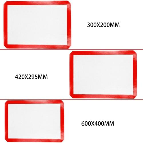 1pcs Reusable environmental protection Silicone baking mat Non-stick silicone oven mat Dough Rolling Mat Baking Mat Pastry Clay