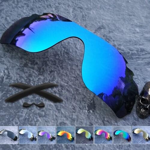 Firtox True Polarized Replacement Lenses and EarSocks & Nose Pads for-Oakley RadarLock Edge Vented Sunglass - Multiple