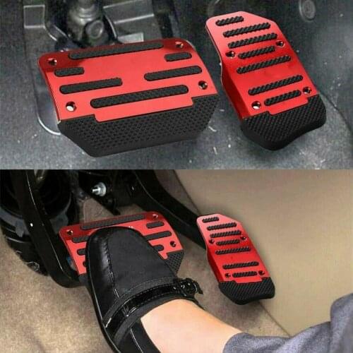 Universal Aluminum Manual Transmission Car Non-slip Pedal Manual Car Brake Clutch Accelerator Alloy Antiskid Foot Treadle